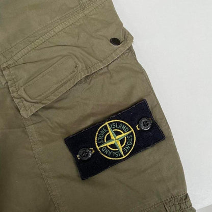 Stone Island AW 2020 Green RE-T Fit Cargo Trousers