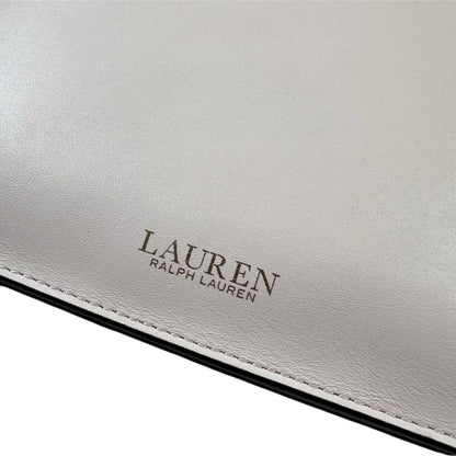 Ralph Lauren pink leather crossbody bag with logo detail and dust bag included.