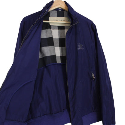 Burberry Brit Blue Nova Check Lined Windbreaker Jacket