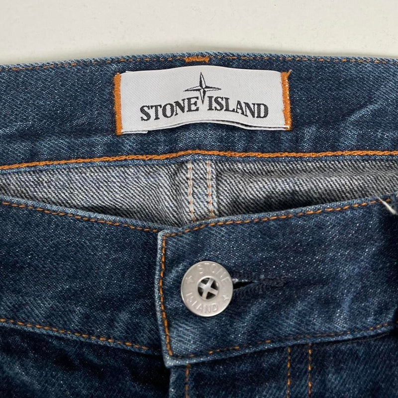 Stone Island AW 2017 Navy Blue RE-T Fit Denim Jeans