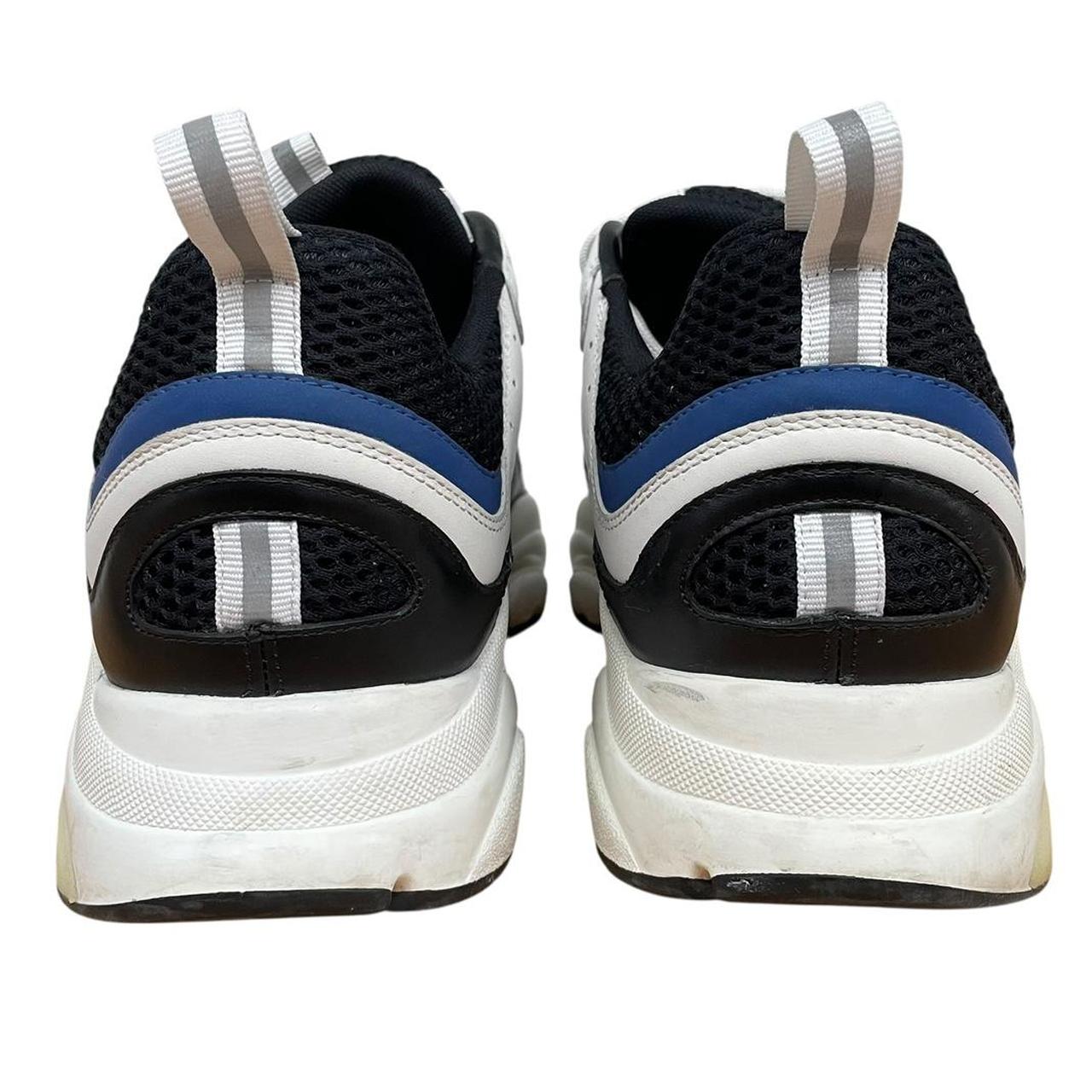 Dior B22 White and Blue Low Trainers