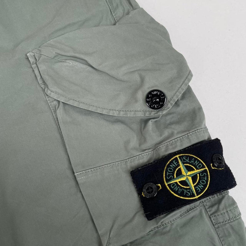 Stone Island AW 2023 Green RE-T Fit Cargo Trousers