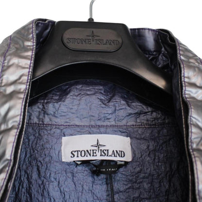 Stone Island SS 2025 Metallic Silver Metal Cover Jacket