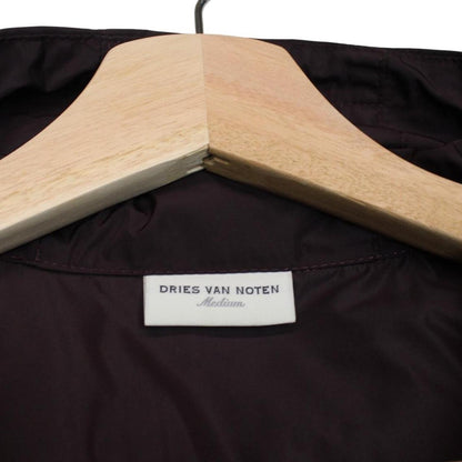 Dries Van Noten x Verner Panton Burgundy Full Zip Windbreaker Jacket