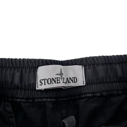 Stone Island AW 2020 Black RE-T Fit Cargo Trousers