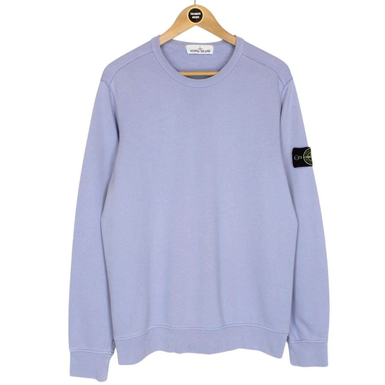 Stone Island SS 2019 Lilac Purple Cotton Sweatshirt Jumper