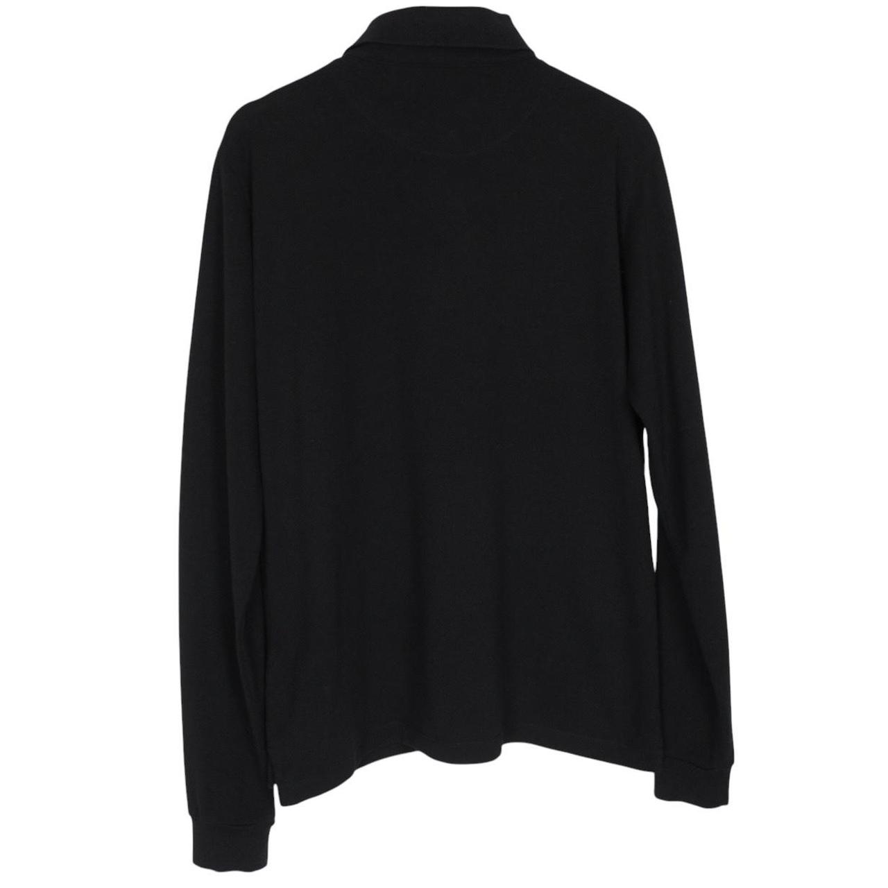Vivienne Westwood Black Long Sleeve Orb Polo Shirt