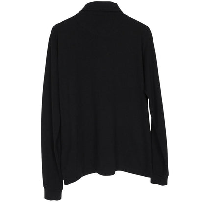 Vivienne Westwood Black Long Sleeve Orb Polo Shirt