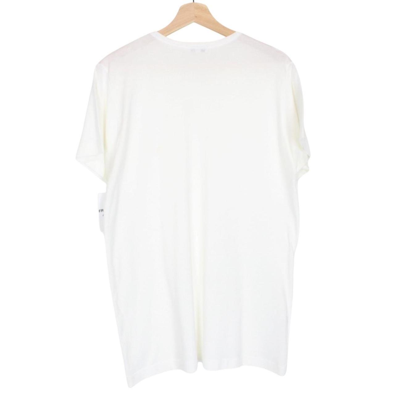 Vintage 80s Burberry White Short Sleeve Cotton T-Shirt