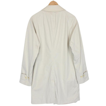 Vintage 90s Burberry Beige Single Breasted Trench Coat