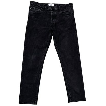 Stone Island SS 2017 Black RE-T Fit Denim Jeans