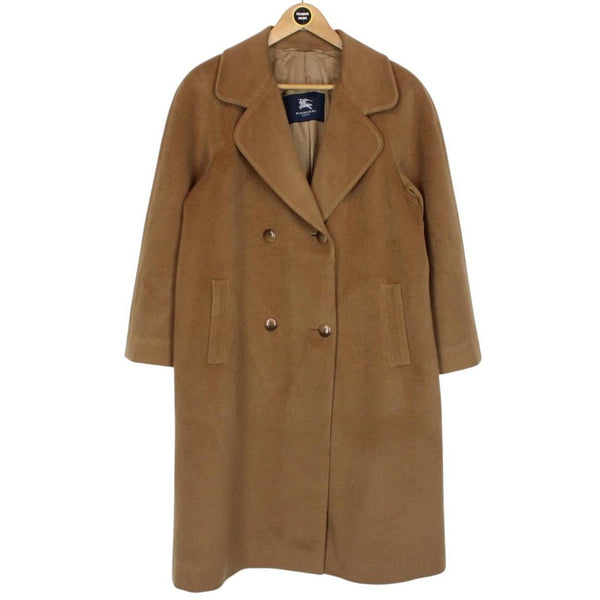 Vintage Burberry London Tan Brown Wool Blend Coat