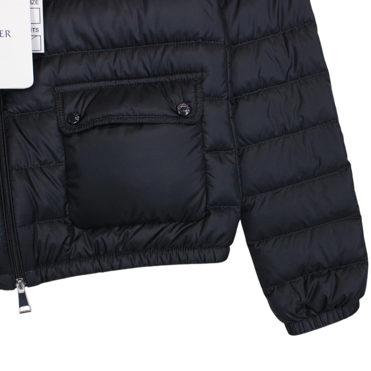 Moncler Lans Navy Blue Quilted Down Jacket