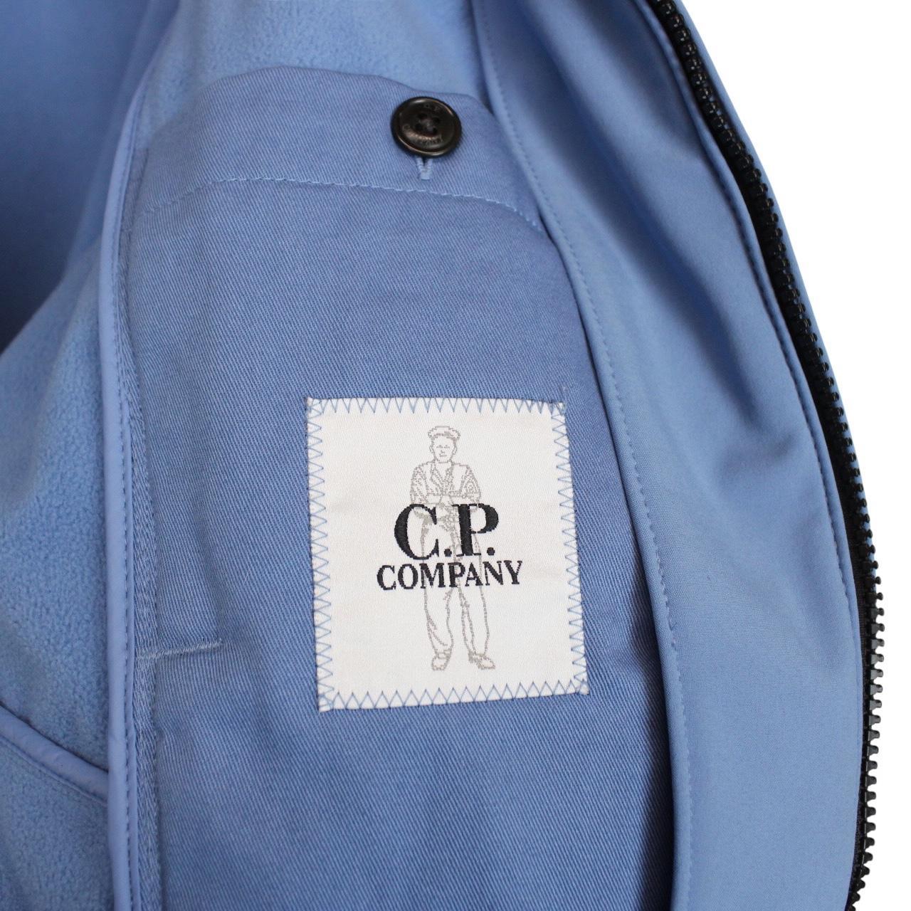 CP Company Blue Shell-R Soft Shell Lens Jacket