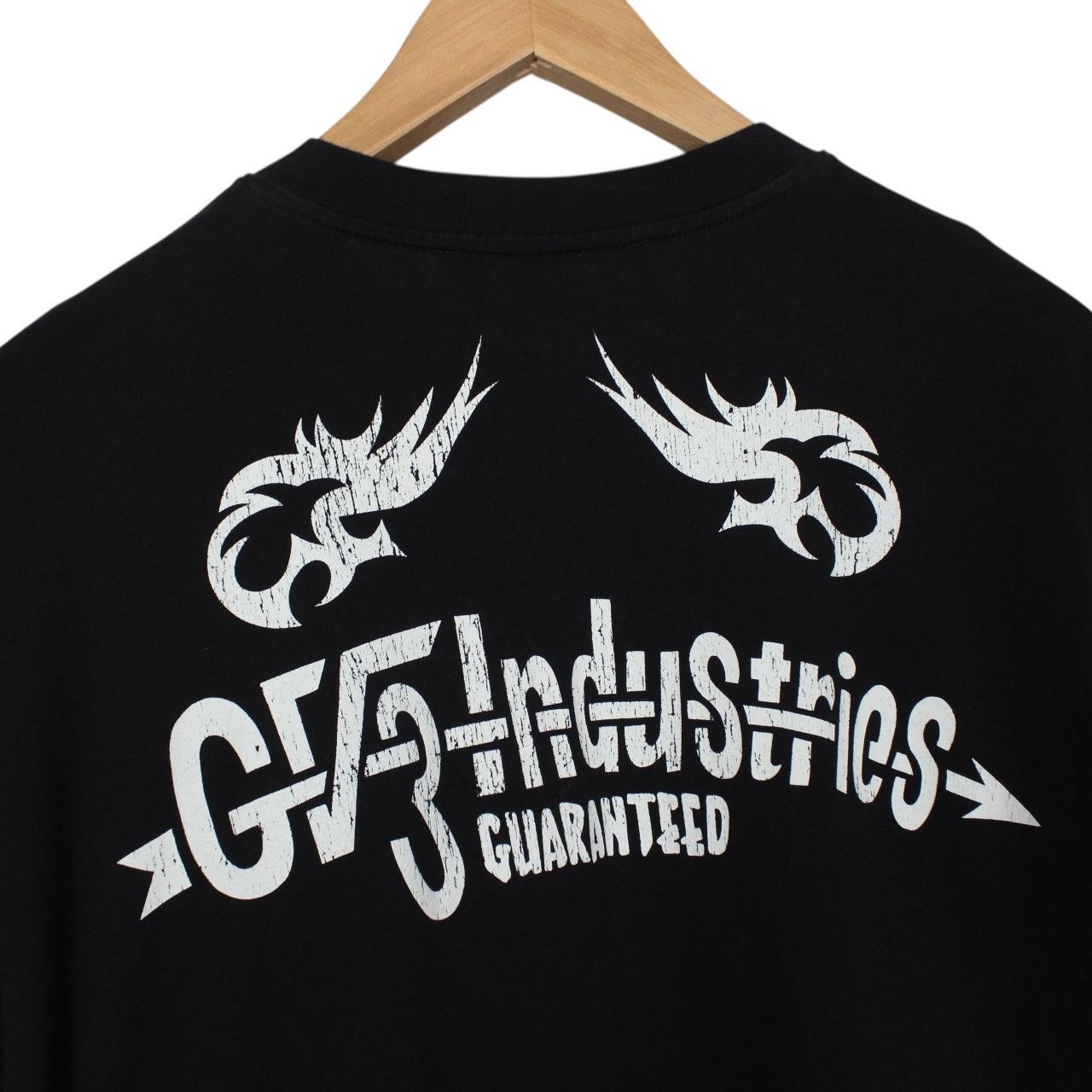 Givenchy Paris Black and White Tribal Taurus Print Short Sleeve Cotton T-Shirt