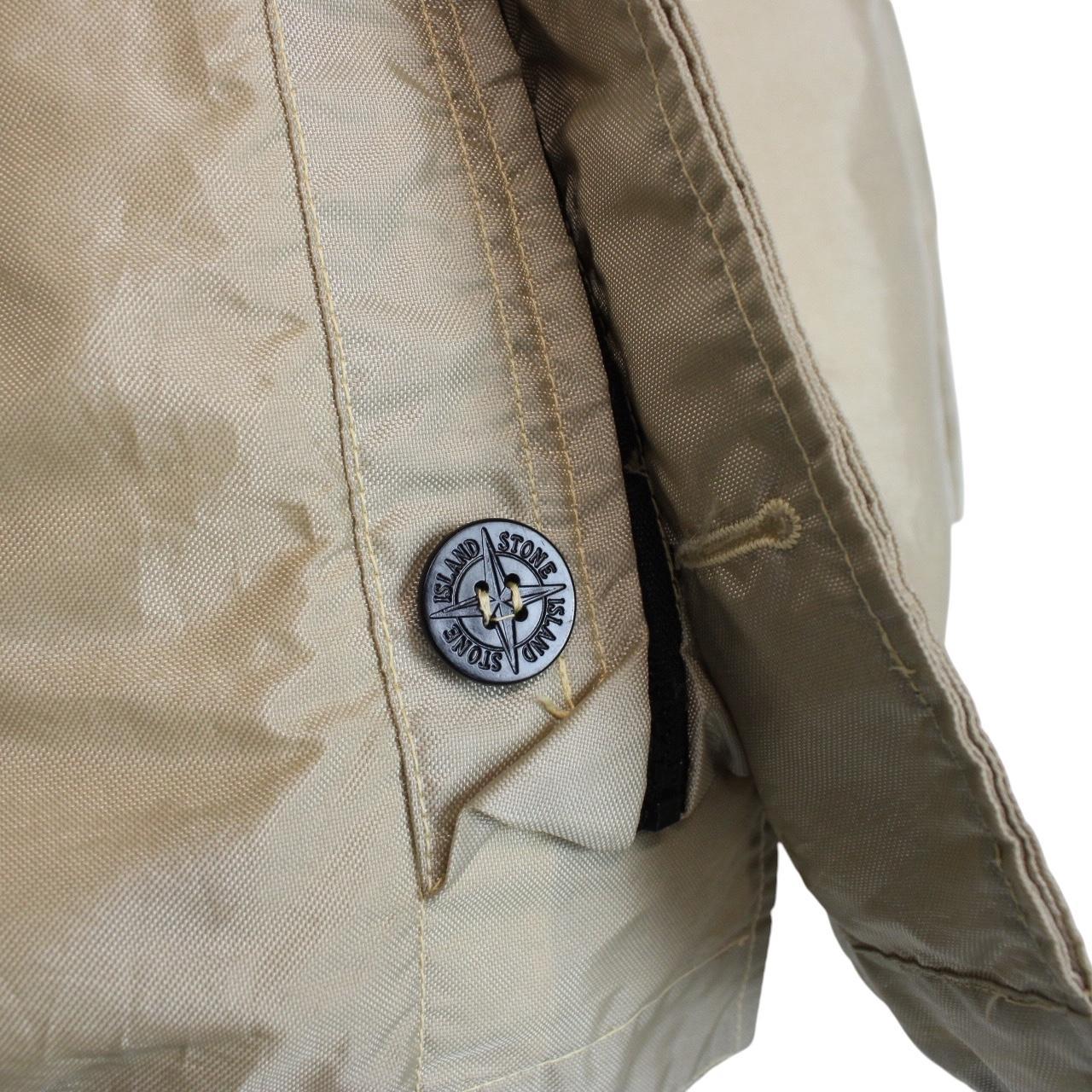 Vintage Stone Island SS 1997 Beige Formula Steel Green Edge Badge Jacket
