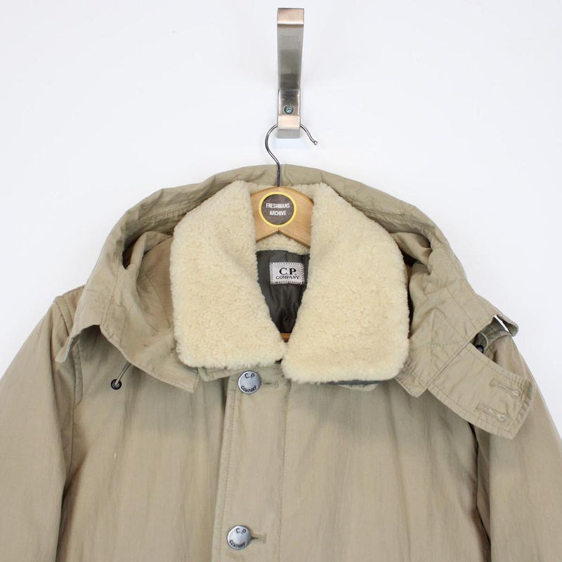 Vintage CP Company AW 2006 Beige Piuma D’oca Shearling Down Lined Jacket