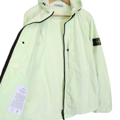 Stone Island SS 2023 Green Supima Cotton Twill Stretch-TC Jacket