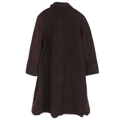 Vintage 90s Yves Saint Laurent Brown Cashgora Wool Coat