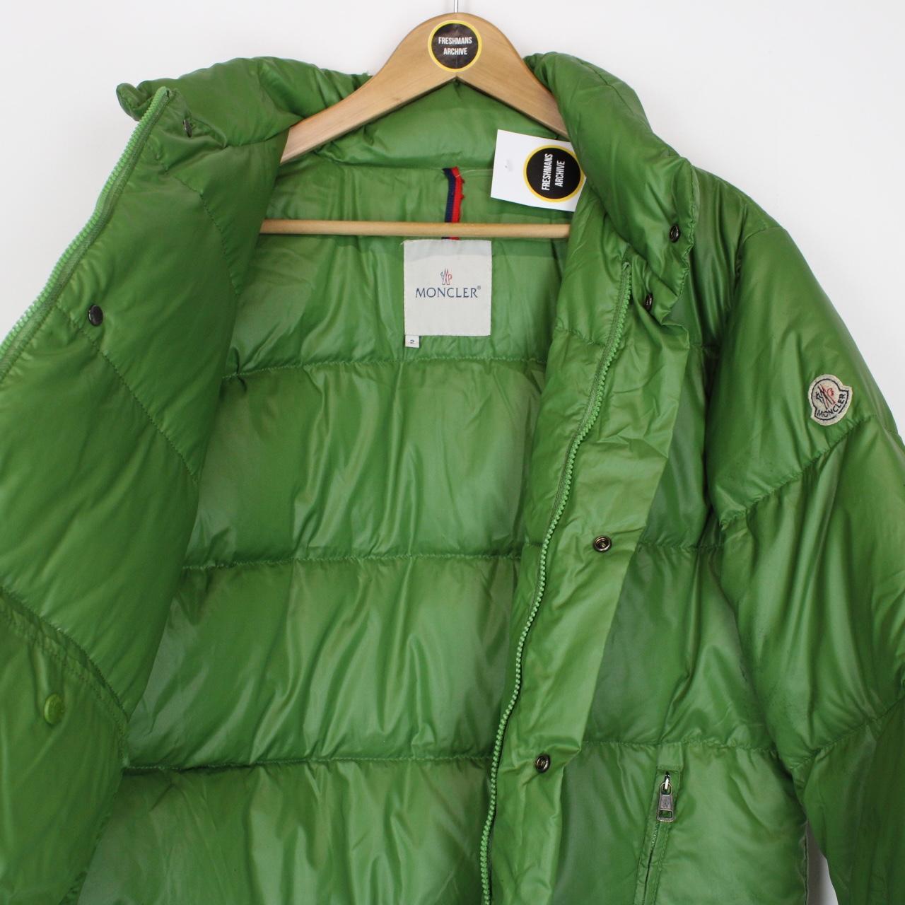 Moncler Green Full Zip Down Puffer Jacket