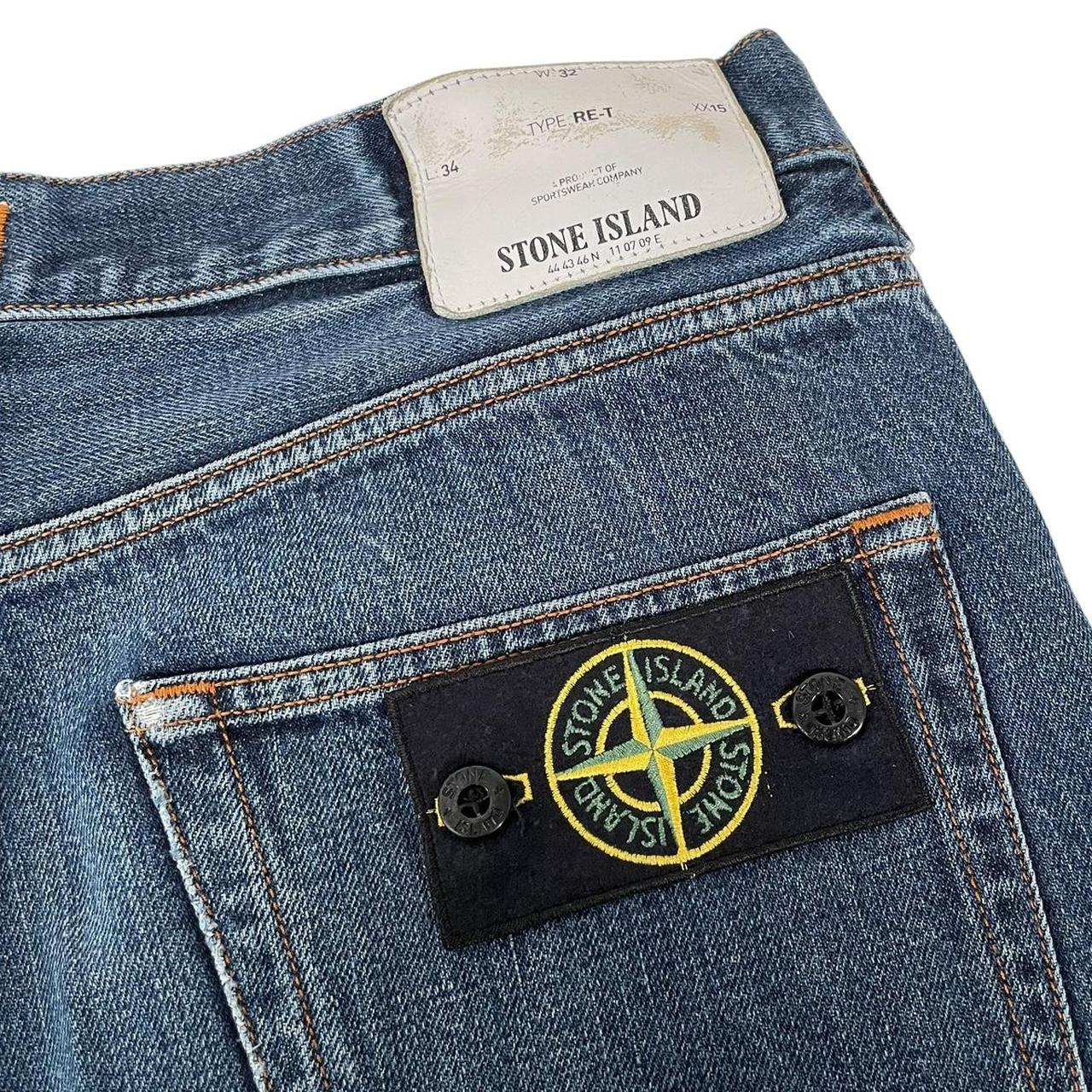 Stone Island SS 2013 Navy Blue RE-T Fit Denim Jeans