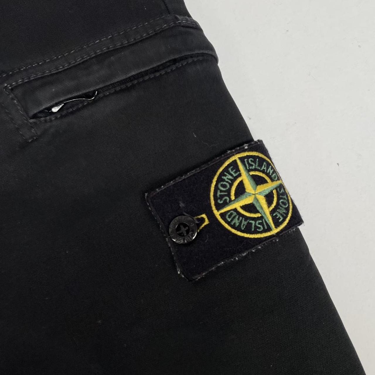 Stone Island AW 2020 Black Skinny Fit Cargo Trousers