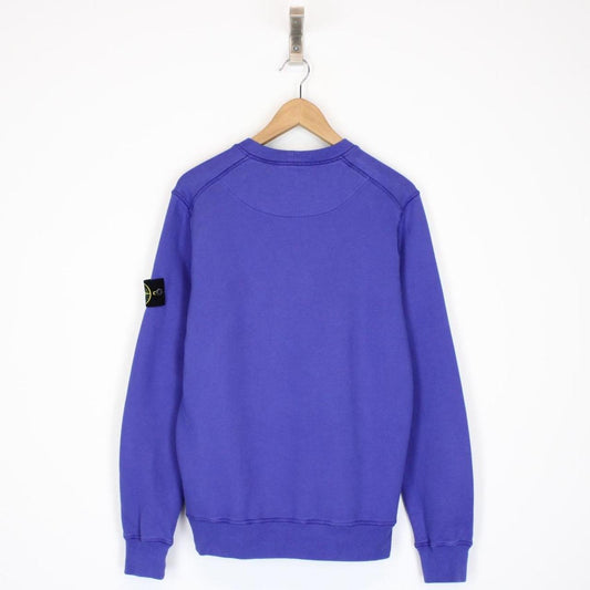 Stone Island AW 2021 Blue Cotton Sweatshirt Jumper