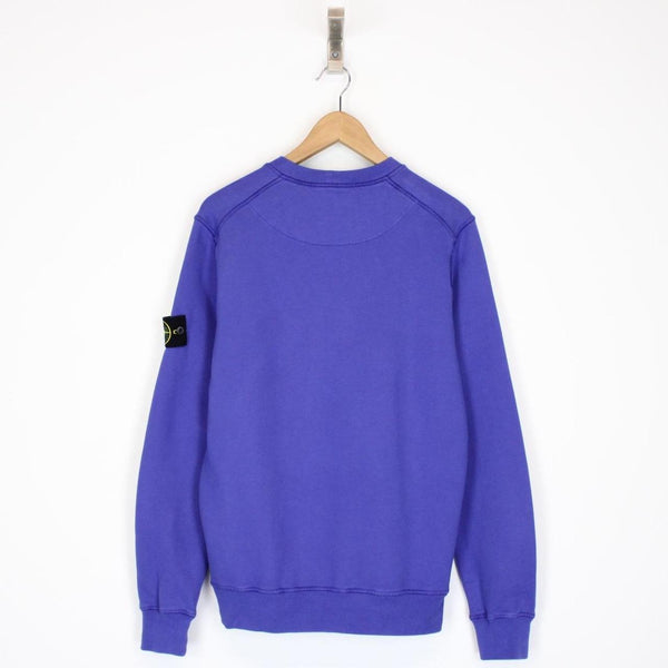 Stone Island AW 2021 Blue Cotton Sweatshirt Jumper