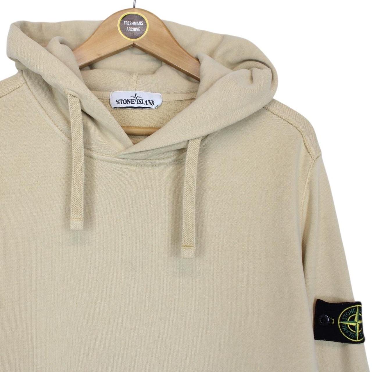 Stone Island AW 2019 Beige Cotton Hoodie Jumper