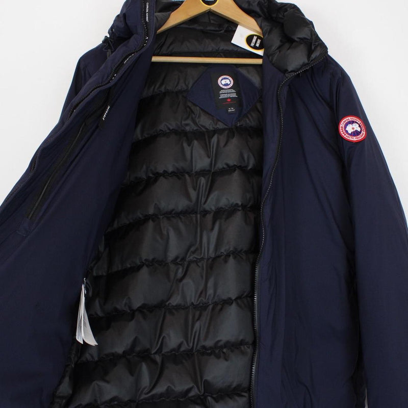 Canada Goose Lodge Hoody Navy Blue Full Zip Down Jacket