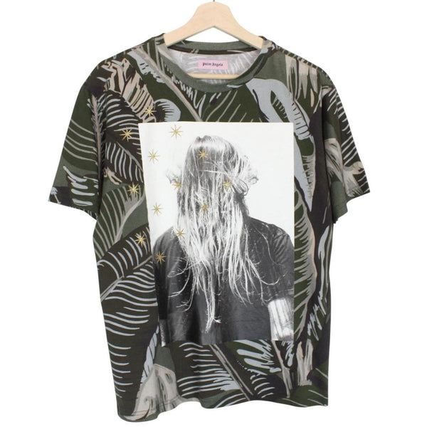 Palm Angels Multicoloured Logo Print Short Sleeve T-Shirt