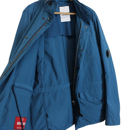 CP Company Blue Component Dyed Micro Kei Lens Jacket