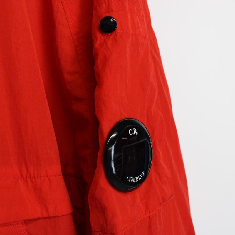 CP Company Chrome-R Red Full Zip Nylon Goggle Jacket
