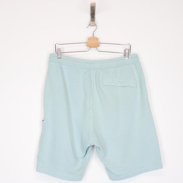 Stone Island SS 2022 Light Blue Cotton Jogger Shorts