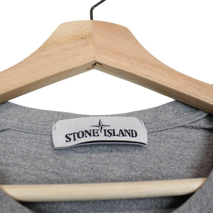 Stone Island AW 2017 Grey Cotton Compass Sweatshirt Jumper