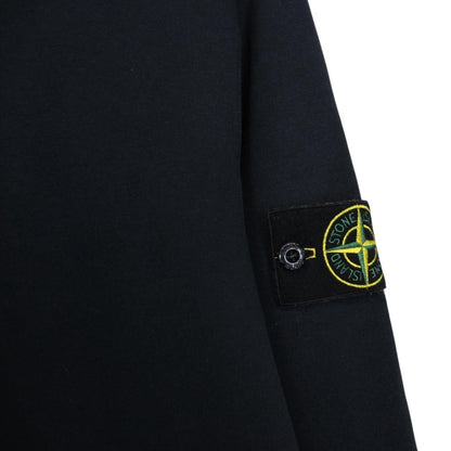 Stone Island AW 2023 Navy Blue 1/4 Zip Cotton Sweatshirt Jumper