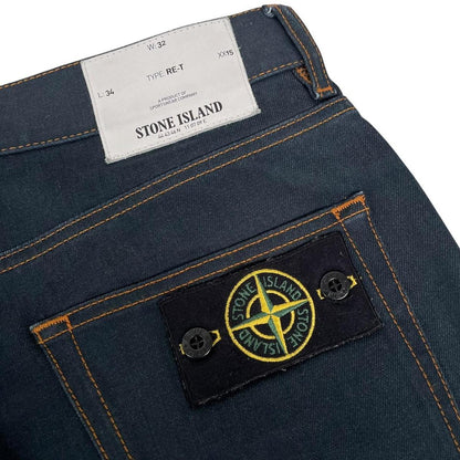 Stone Island AW 2015 Navy Blue RE-T Fit Denim Jeans