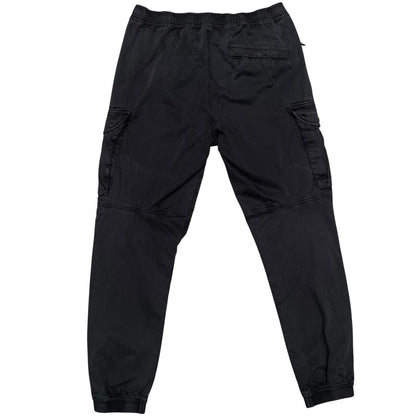Stone Island AW 2021 Black RE-T Fit Cargo Trousers