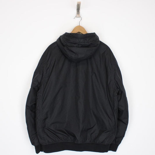 Stone Island AW 2022 Black Garment Dyed Crinkle Reps R-NY Primaloft Jacket