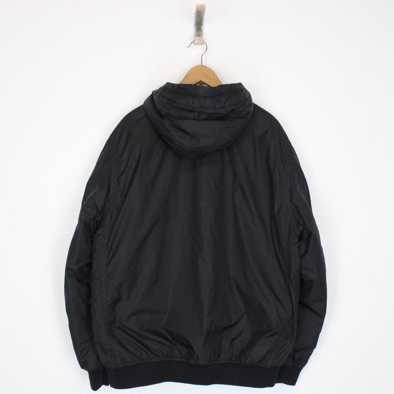 Stone Island AW 2022 Black Garment Dyed Crinkle Reps R-NY Primaloft Jacket