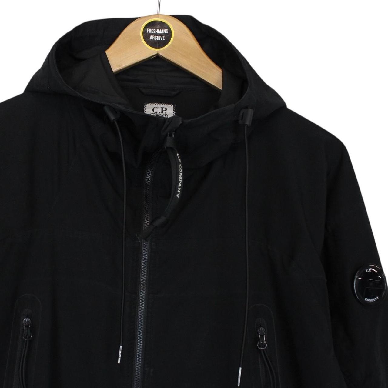 CP Company Pro-Tek Black Full Zip Waterproof Lens Jacket