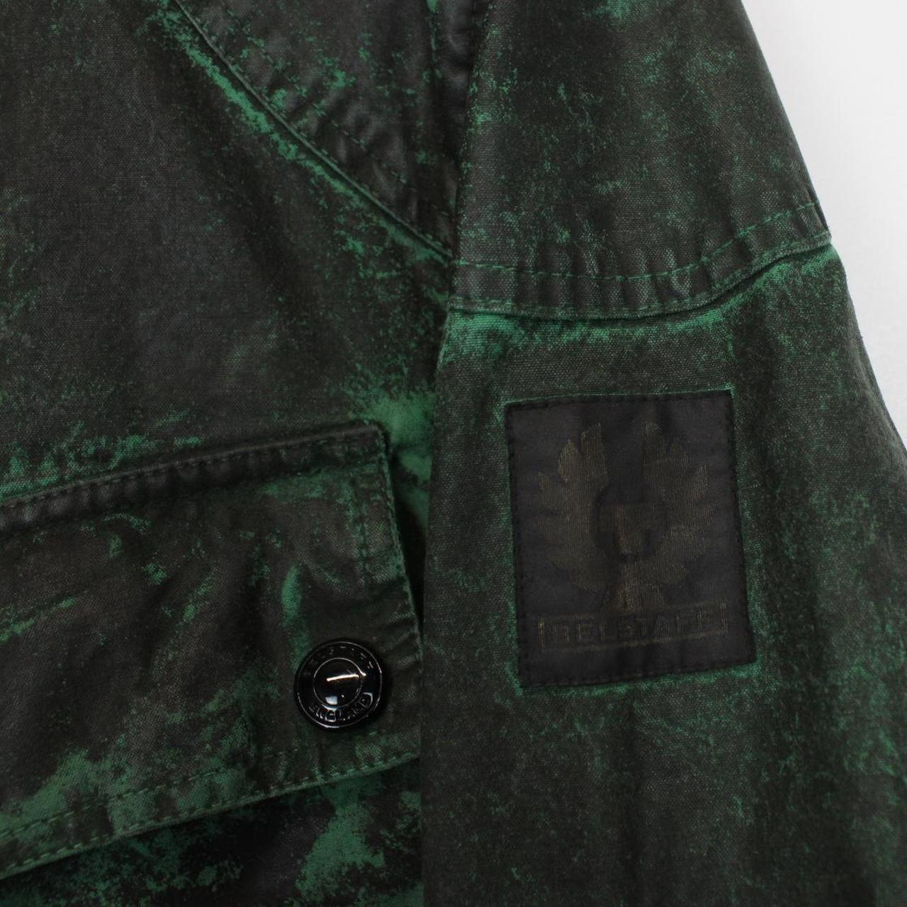 Belstaff Sammy Miller Trialmaster Green Belted Cotton Wax Jacket