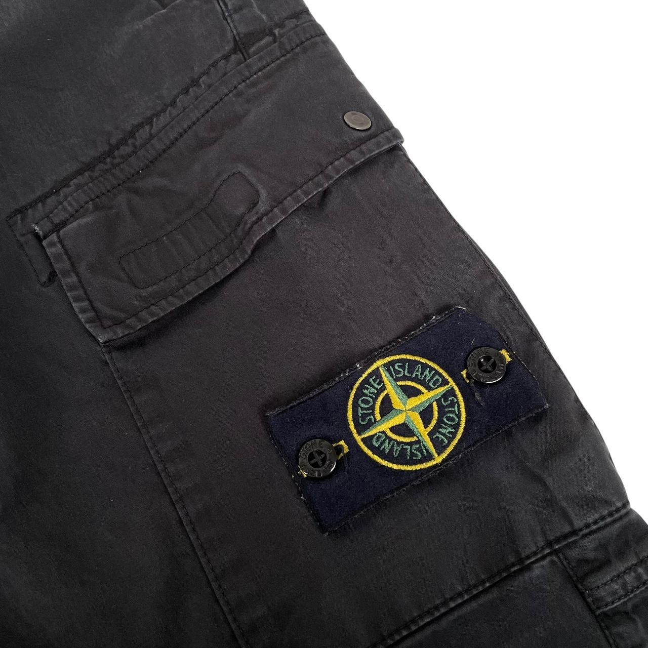 Stone Island AW 2021 Black RE-T Fit Cargo Trousers