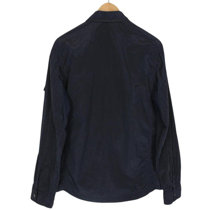 Stone Island SS 2018 Navy Blue Full Zip Nylon Metal Overshirt Jacket