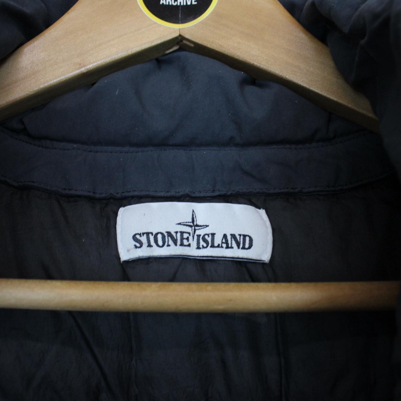 Stone Island AW 2019 Grey Garment Dyed Crinkle Reps NY Down Gilet / Bodywarmer