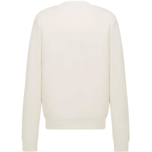Dior cream jumper with interwoven CD embroidery, made from cotton, brand new with tags.
