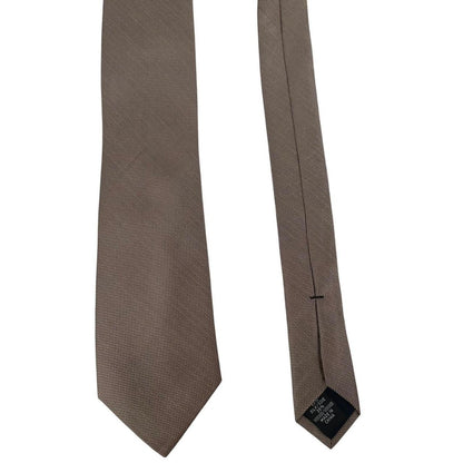 Michael Kors Brown Silk/Viscose Tie
