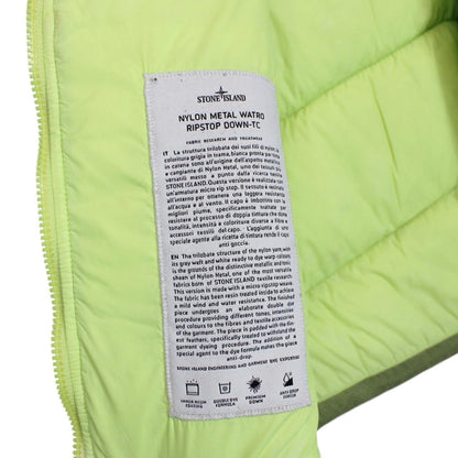 Stone Island AW 2019 Green Nylon Metal Watro Ripstop Down-TC Gilet