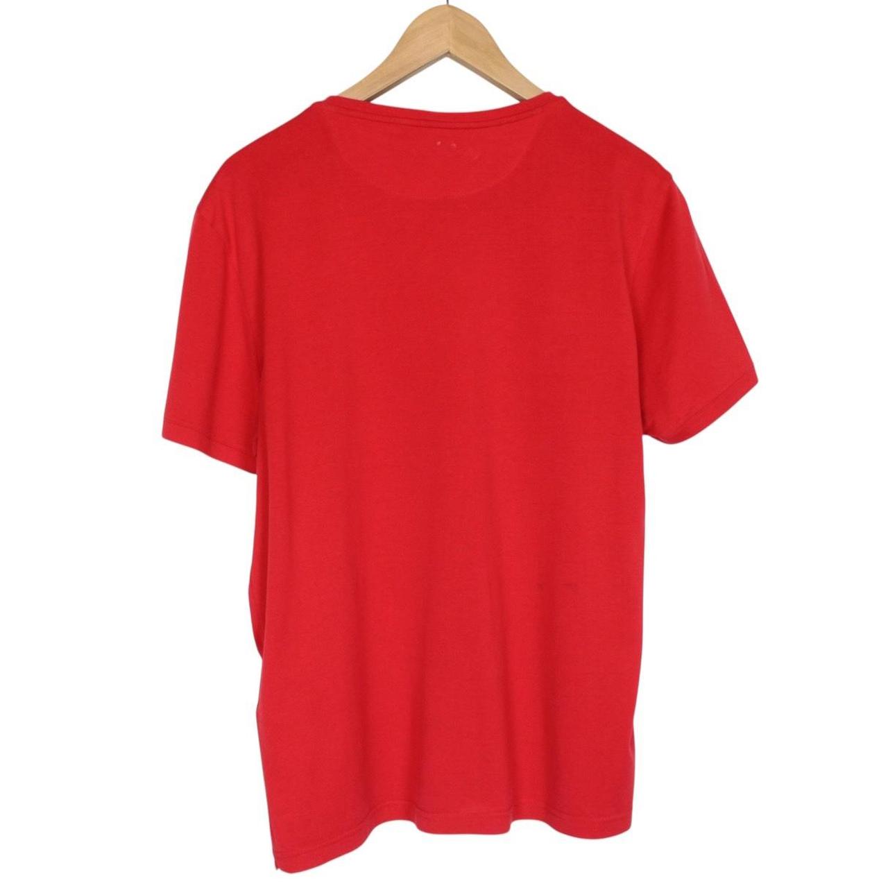 Fendi Red and Black Bag Bug Eyes Short Sleeve Cotton T-Shirt