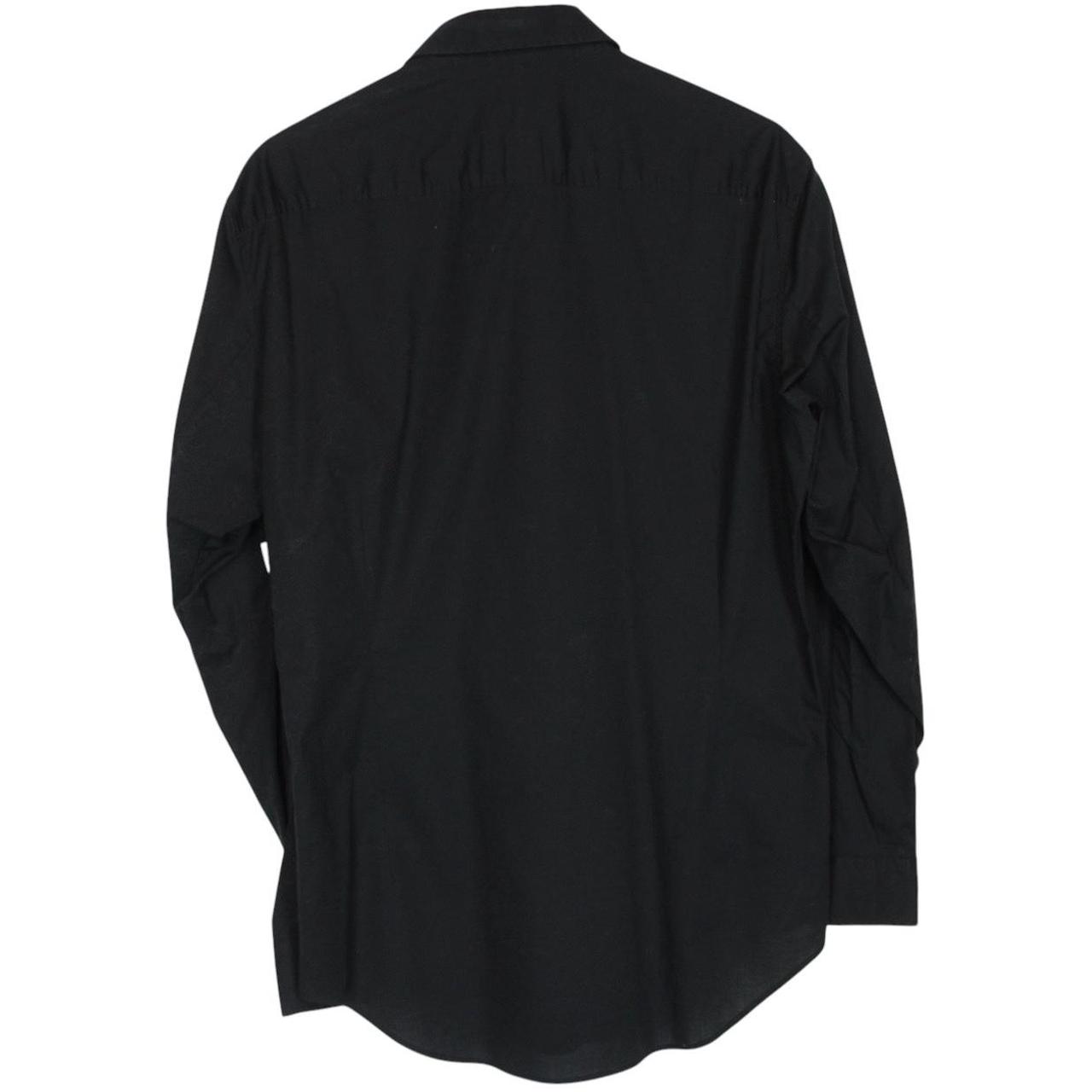 Vivienne Westwood Black Long Sleeve Orb Cotton Shirt